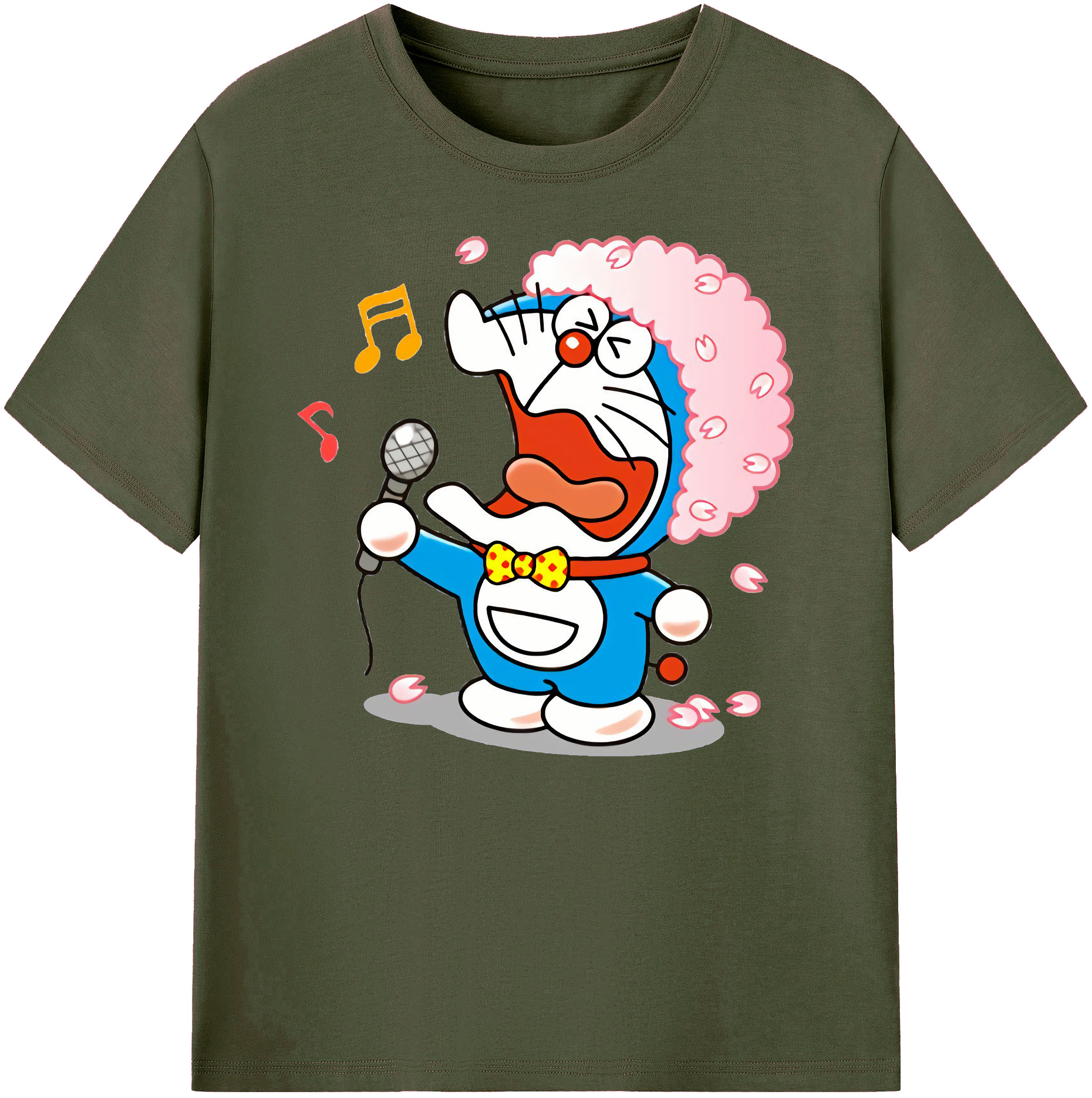 （画像用） ドラえもん Doraemon 綿100％ メンズ半袖Tシャツ｜肌触りやわらか＆通気性